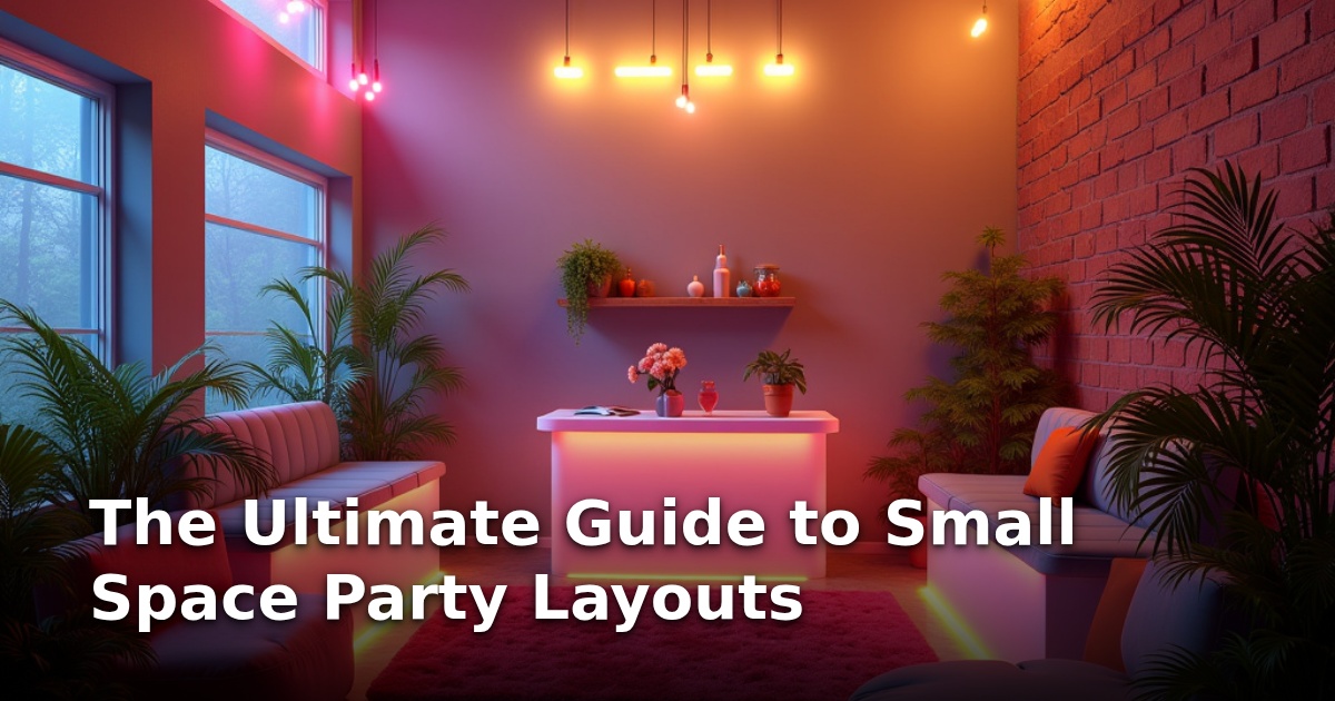 The Ultimate Guide to Small Space Party Layouts