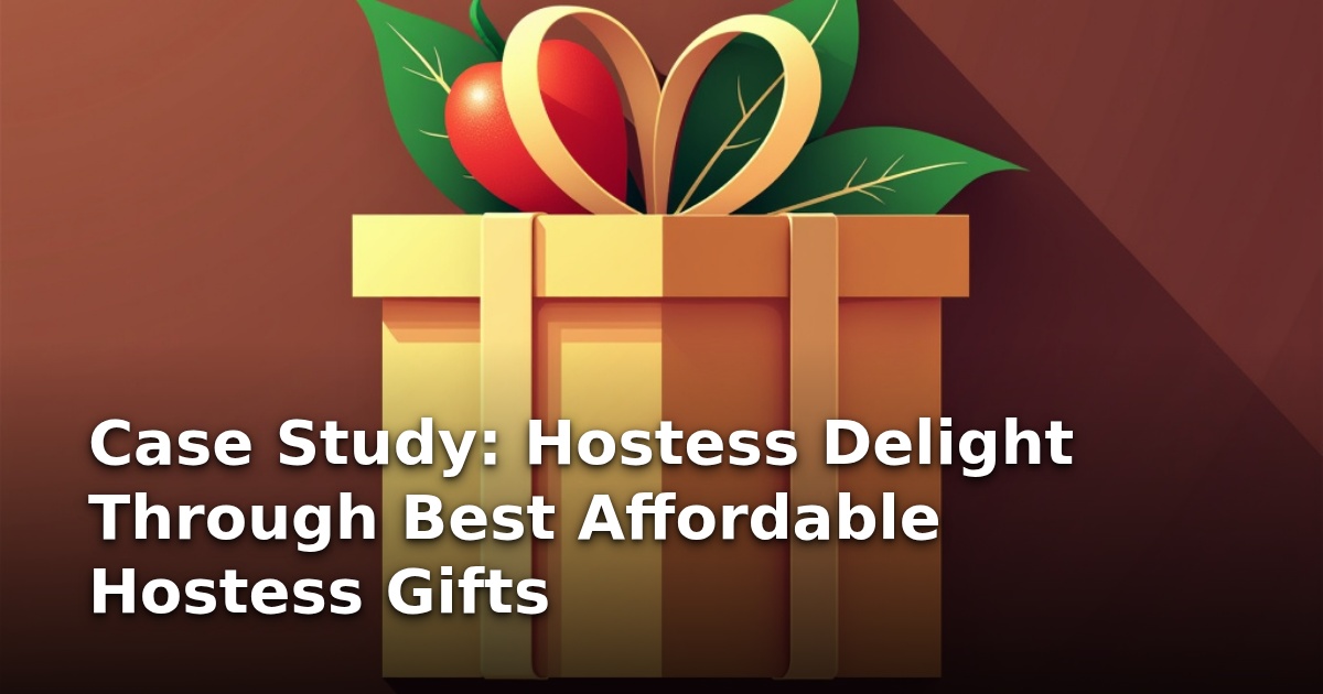 Case Study: Hostess Delight Through Best Affordable Hostess Gifts