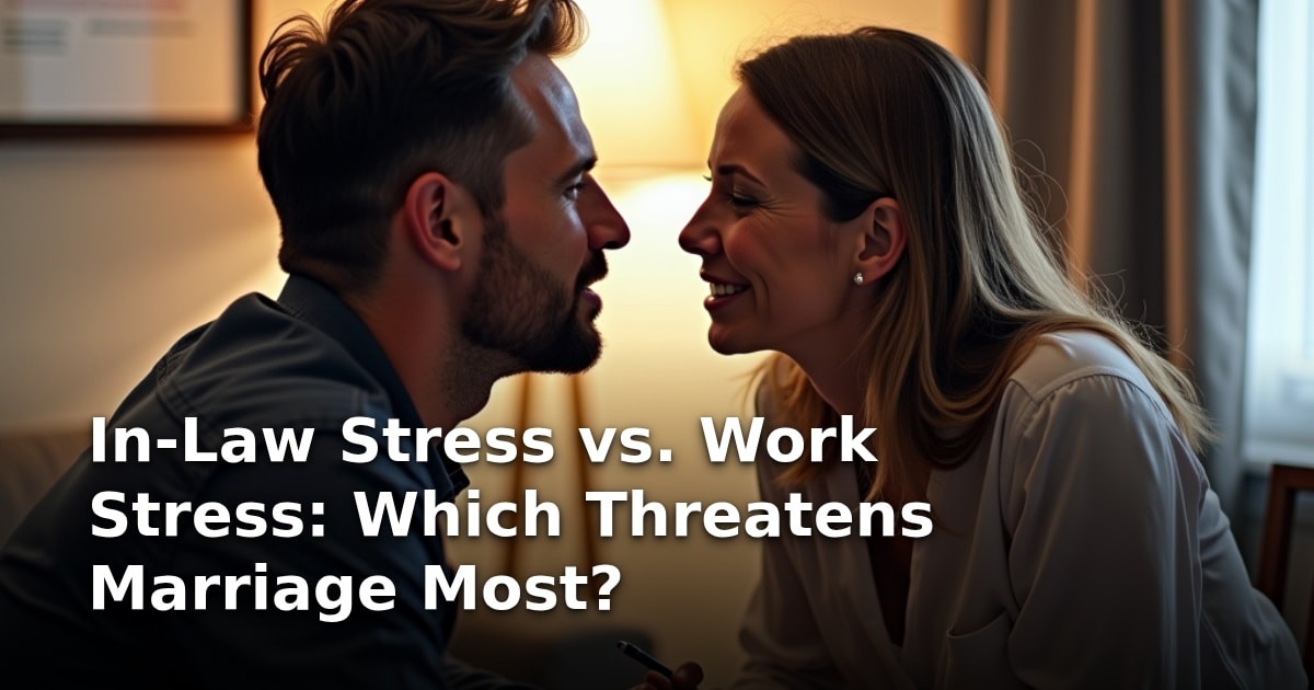 In-Law Stress vs. Work Stress: Which Threatens Marriage Most?