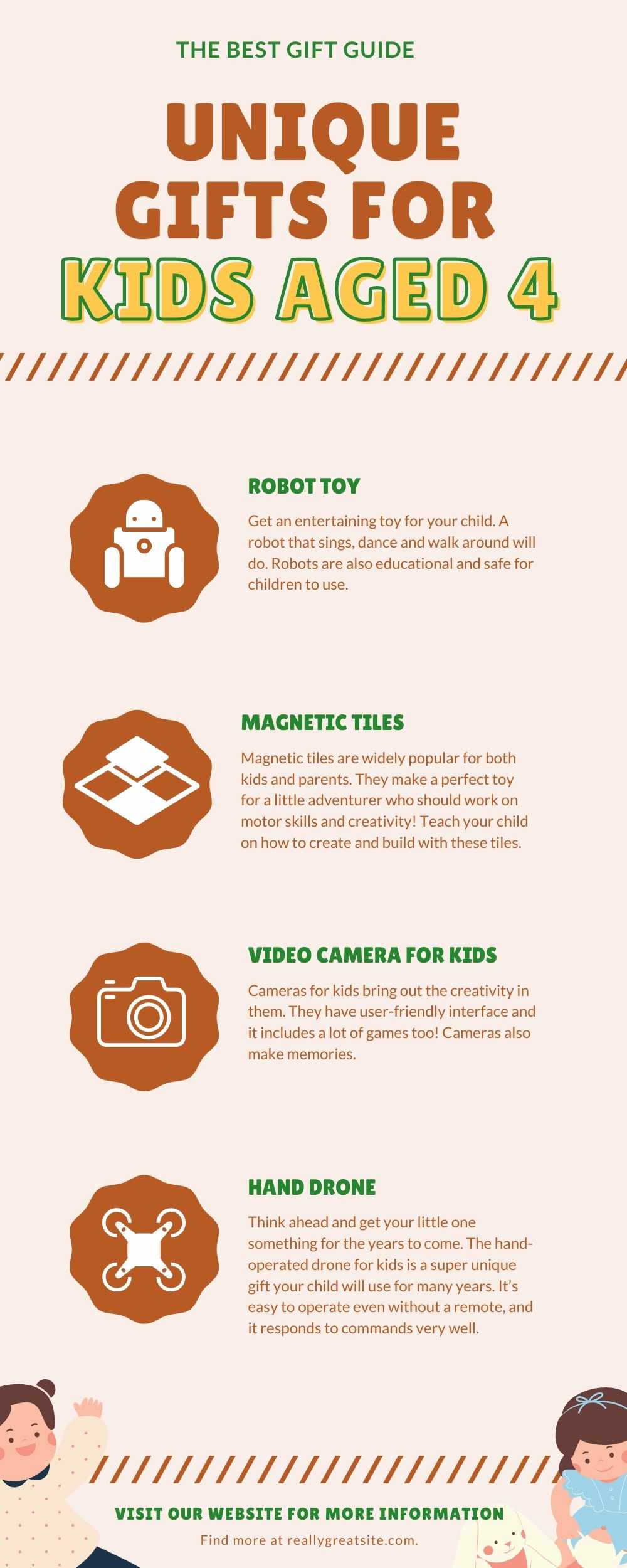 UNIQUE GIFTS FOR KIDS AGED 4
