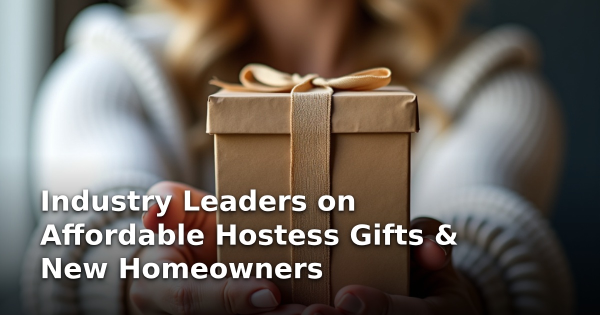 Industry Leaders on Affordable Hostess Gifts & New Homeowners