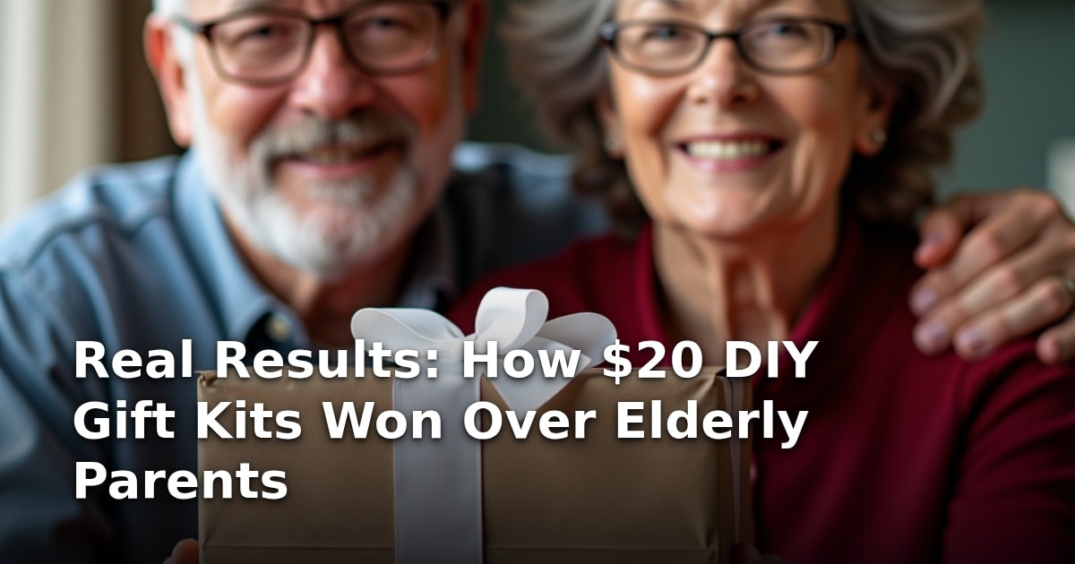 Real Results: How $20 DIY Gift Kits Won Over Elderly Parents