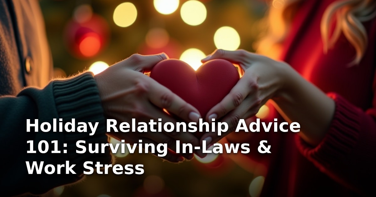 Holiday Relationship Advice 101: Surviving In-Laws & Work Stress