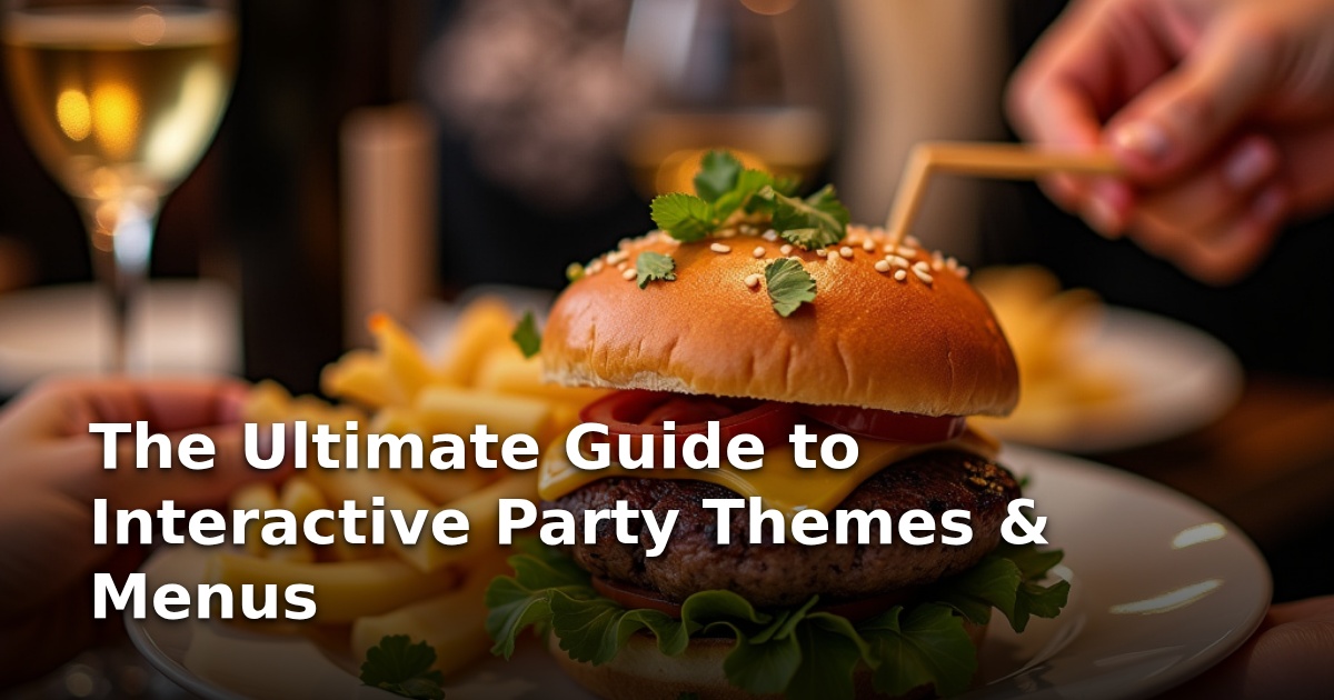 The Ultimate Guide to Interactive Party Themes & Menus