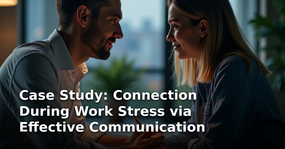 Case Study: Connection During Work Stress via Effective Communication