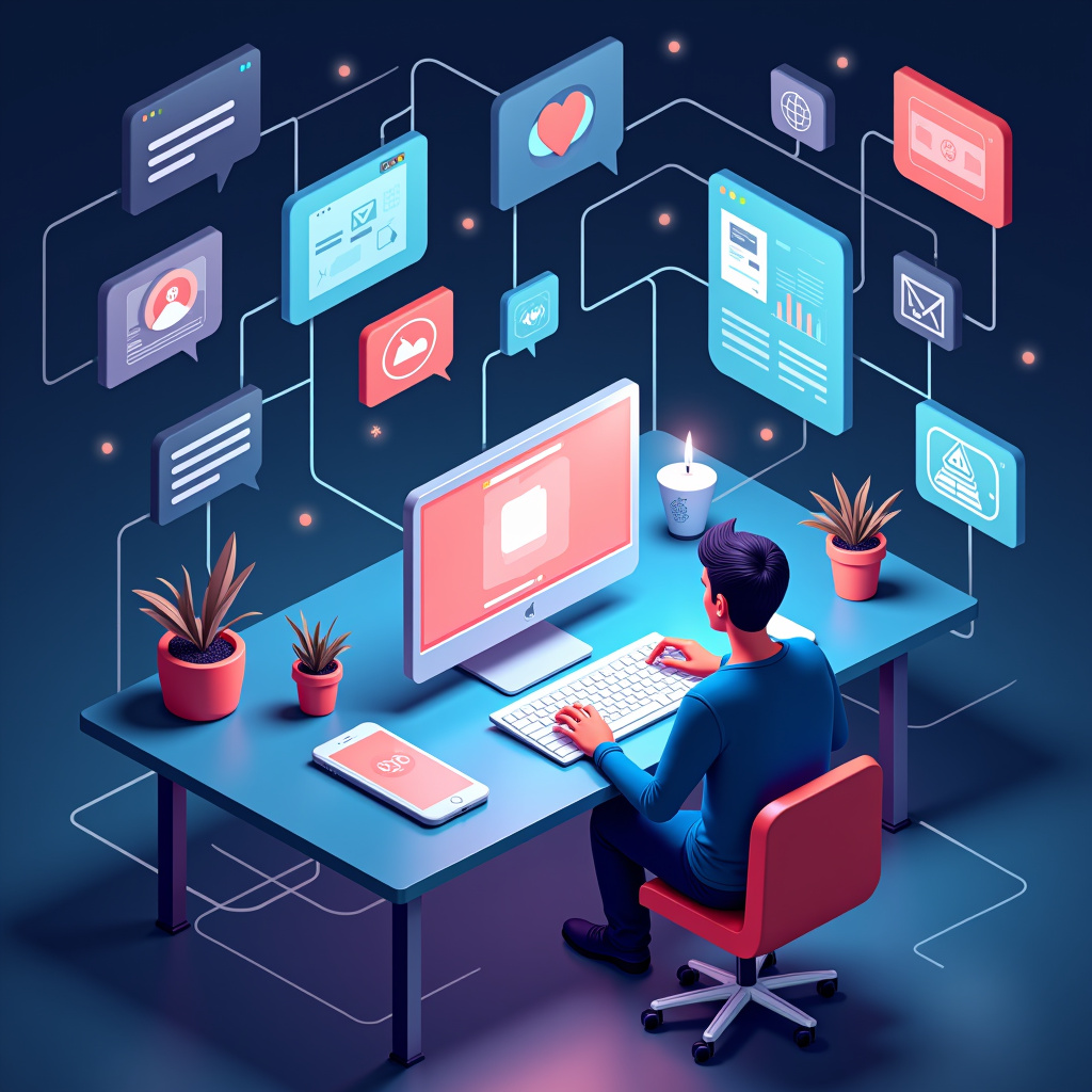 Illustration for Staying Connected 101: Navigating Stressful Work Periods - Image 1