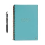 Rocketbook Everlast Smart Reusable Notebook, Executive Size, Neptune Teal, 6" x 8.8" (EVR-E-K-CCE) Rocketbook Everlast Smart Reusable Notebook, Executive Size, Neptune Teal, 6" x 8.8" (EVR-E-K-CCE)