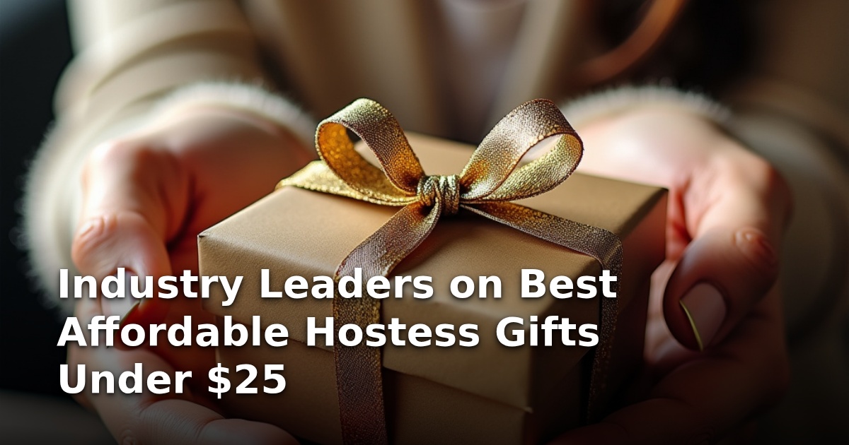 Industry Leaders on Best Affordable Hostess Gifts Under $25