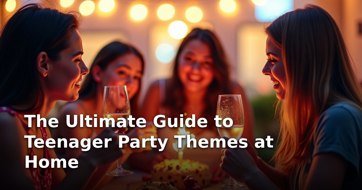 The Ultimate Guide to Teenager Party Themes at Home