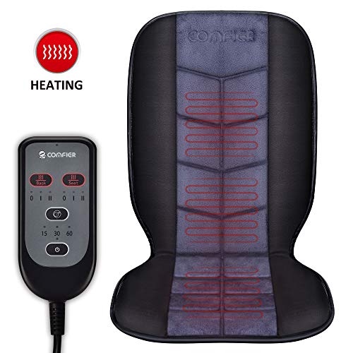 COMFIER Heated Car Seat Cushion - Universal 12V Car 24V Truck Seat Heater with 2 Levels of Heating Pad for Full Back and Seat, Heated Seat Cover for Car,Home,Office Chair Use COMFIER Heated Car Seat Cushion - Universal 12V Car 24V Truck Seat Heater with 2 Levels of Heating Pad for Full Back and Seat, Heated Seat Cover for Car,Home,Office Chair Use