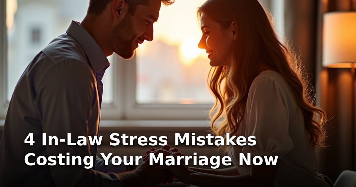 4 In-Law Stress Mistakes Costing Your Marriage Now