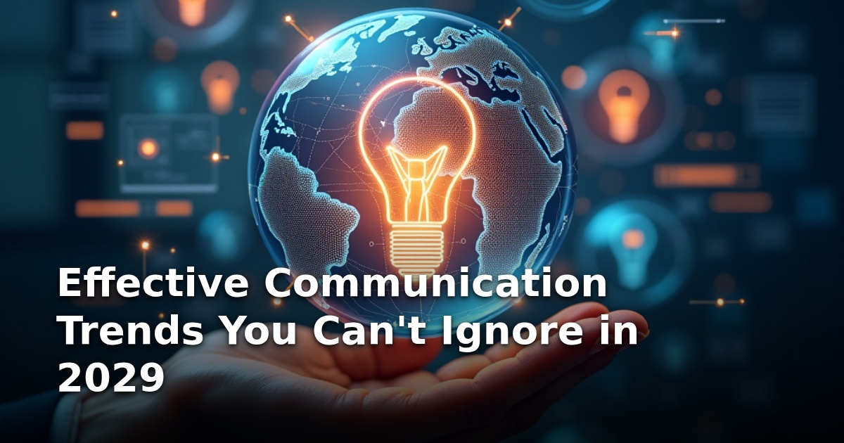 Effective Communication Trends You Can’t Ignore in 2029