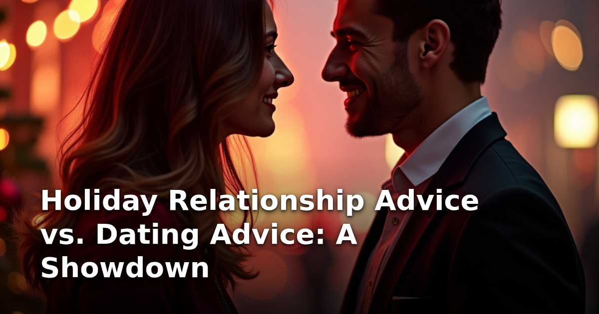 Holiday Relationship Advice vs. Dating Advice: A Showdown
