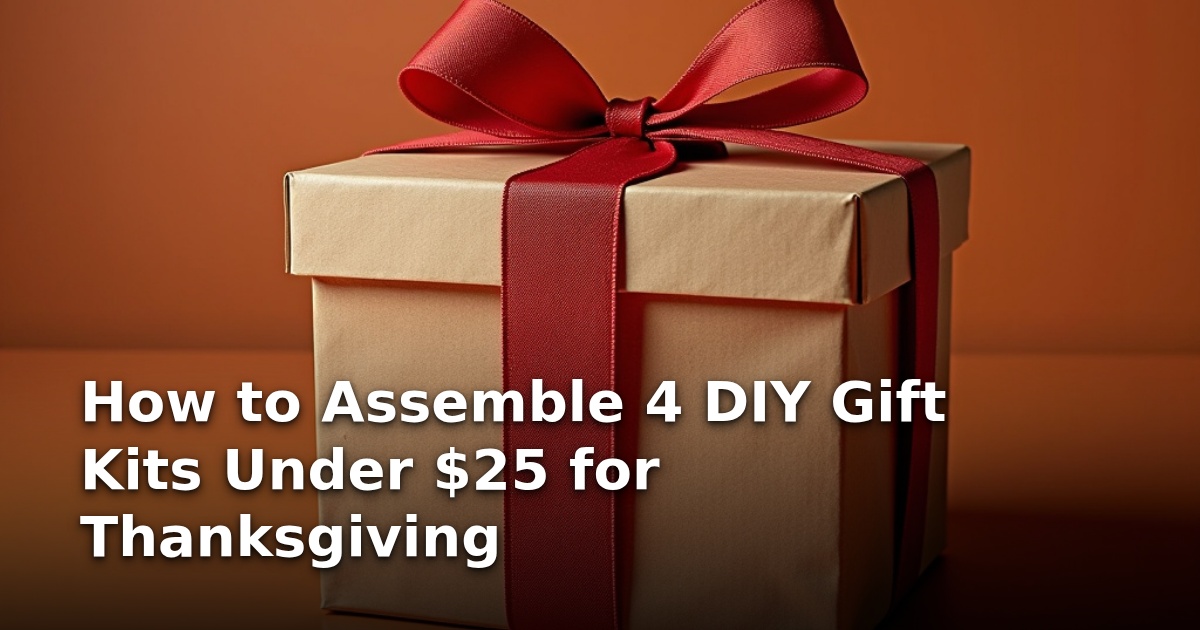 How to Assemble 4 DIY Gift Kits Under $25 for Thanksgiving