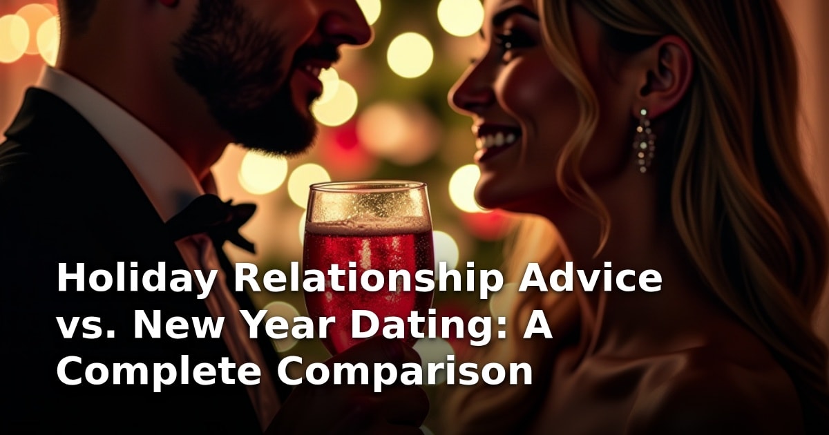 Holiday Relationship Advice vs. New Year Dating: A Complete Comparison