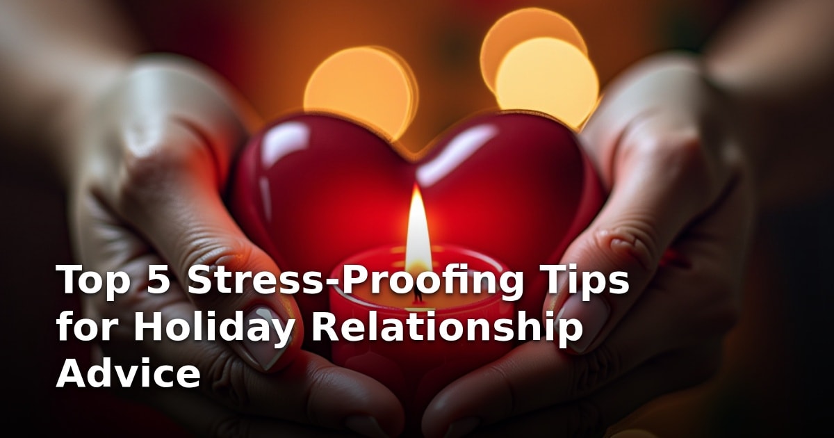 Top 5 Stress-Proofing Tips for Holiday Relationship Advice