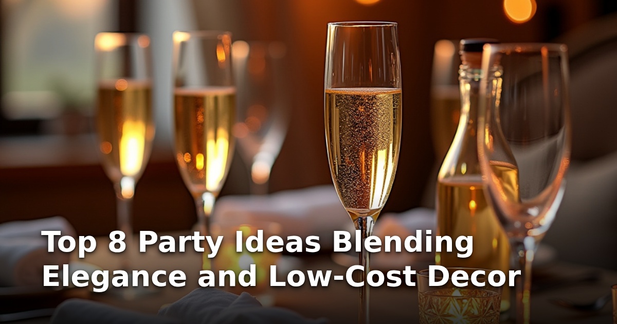 Top 8 Party Ideas Blending Elegance and Low-Cost Decor