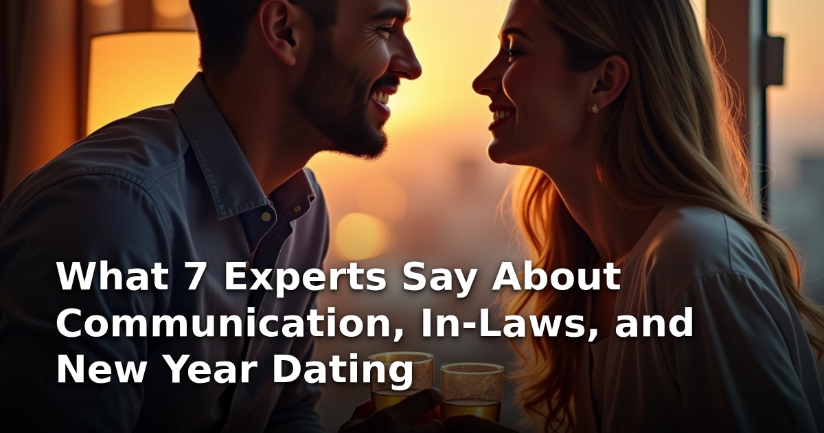 What 7 Experts Say About Communication, In-Laws, and New Year Dating