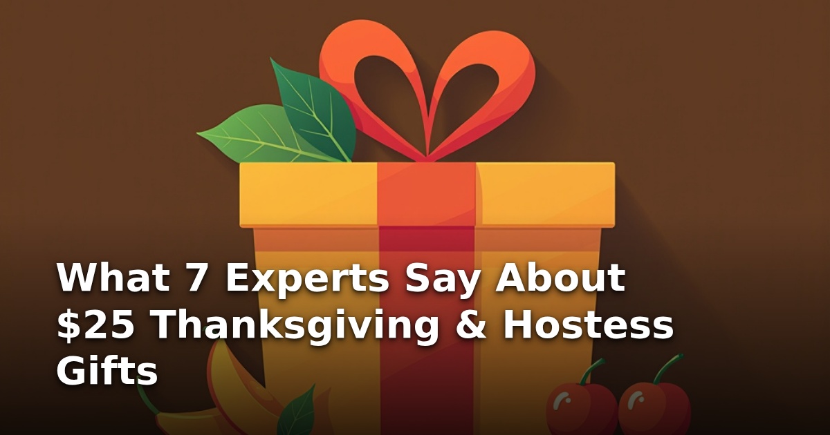 What 7 Experts Say About $25 Thanksgiving & Hostess Gifts