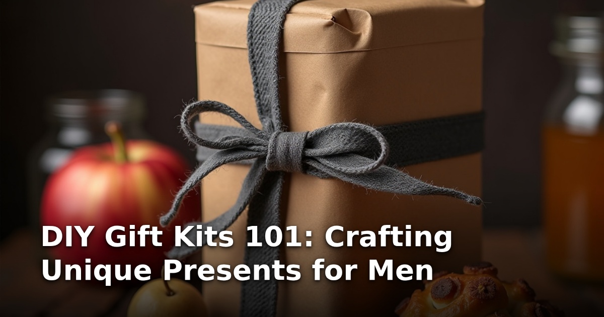 DIY Gift Kits 101: Crafting Unique Presents for Men
