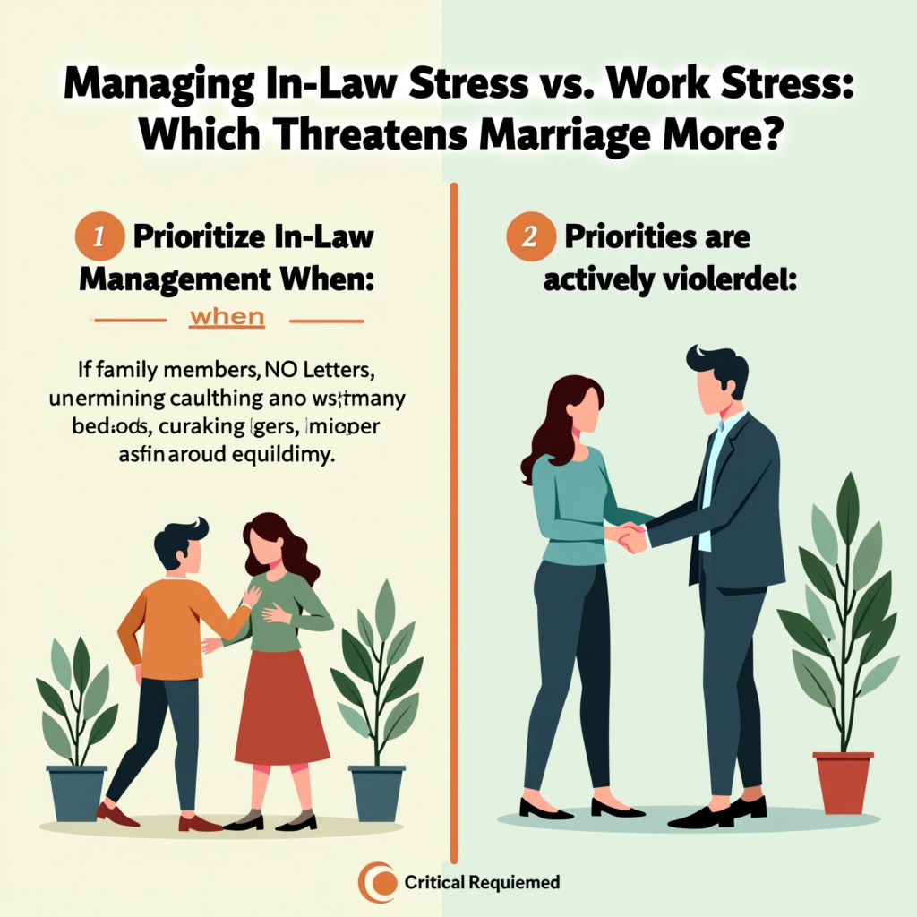 Illustration for Managing In-Law Stress vs. Work Stress: Which Threatens Marriage More? - Image 3