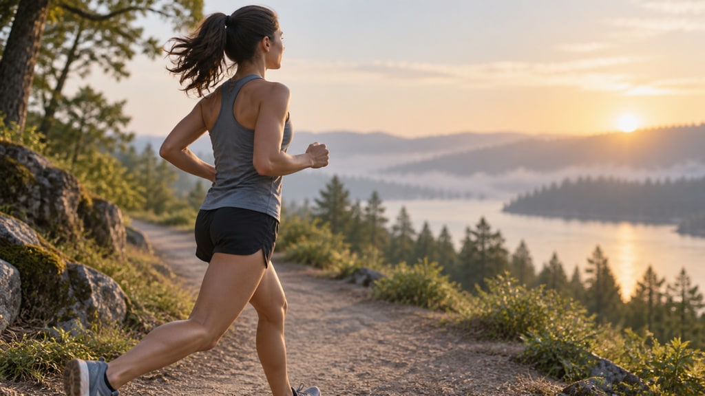 An editorial photograph illustrating nasal Breathing While Running: When and How to Use It.