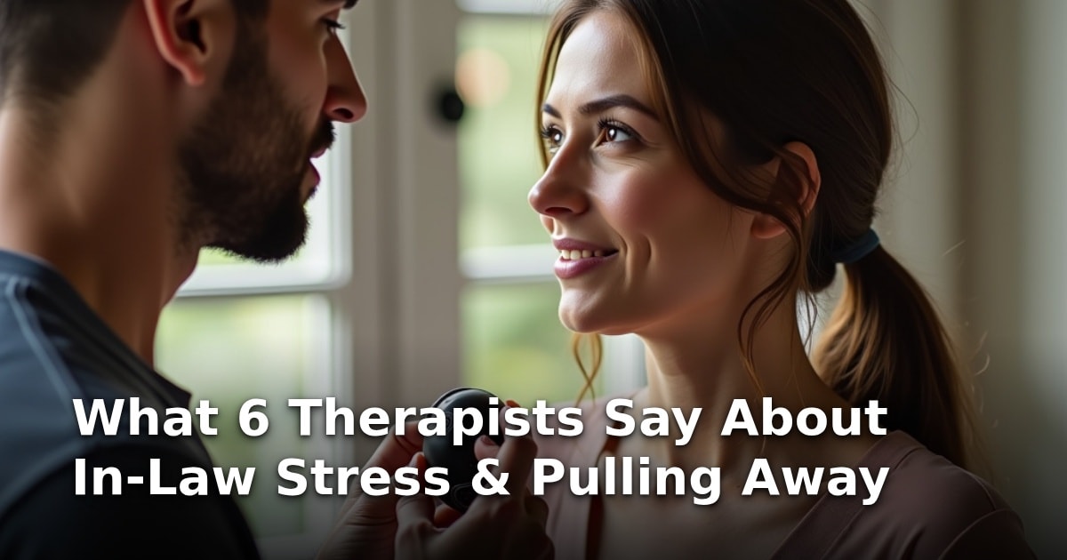 What 6 Therapists Say About In-Law Stress & Pulling Away