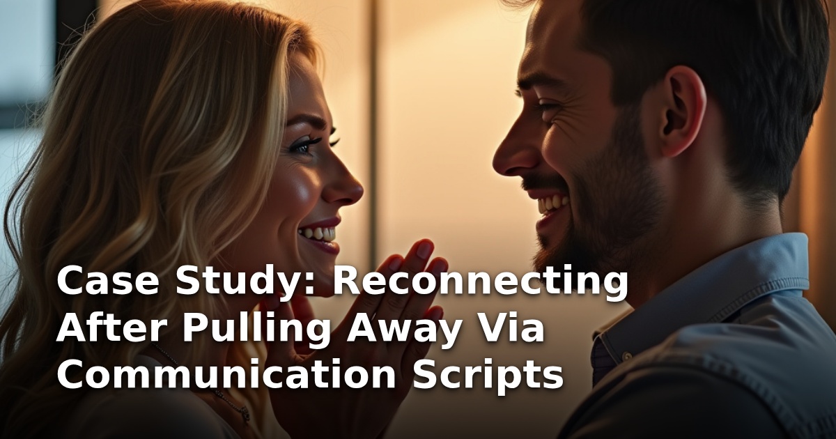 Case Study: Reconnecting After Pulling Away Via Communication Scripts