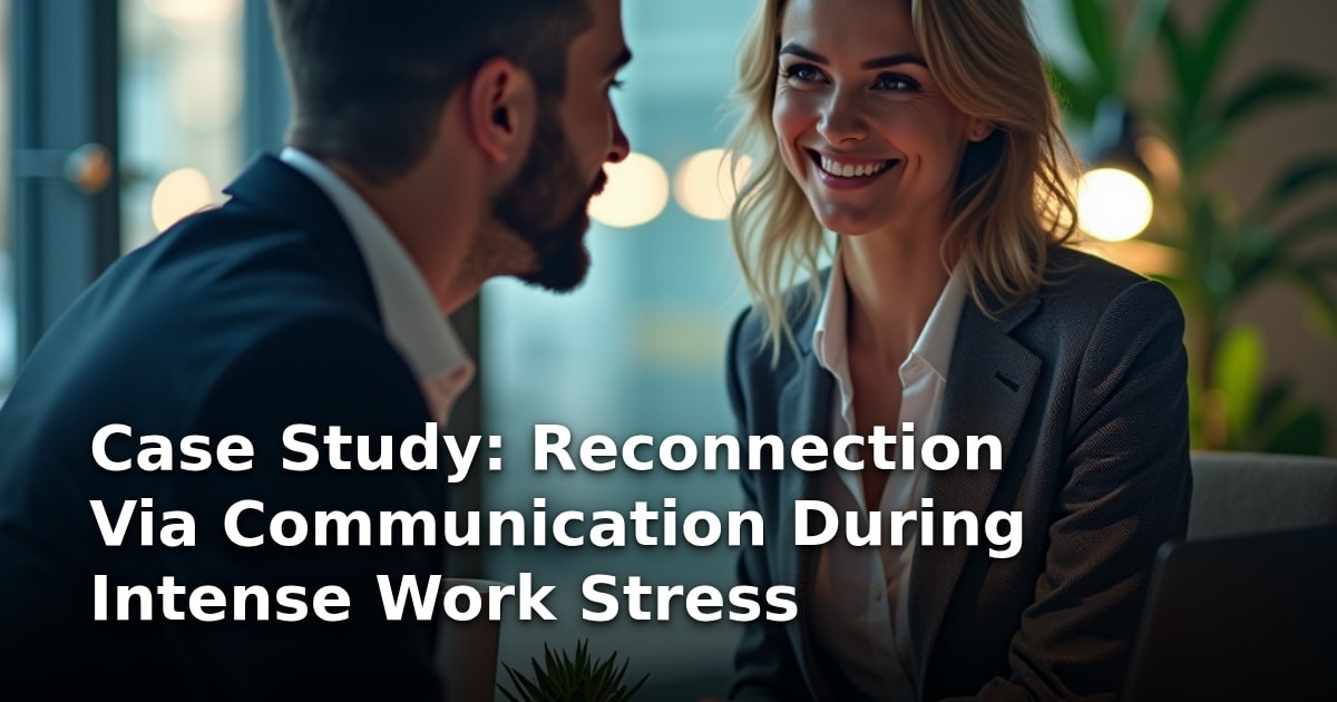 Case Study: Reconnection Via Communication During Intense Work Stress