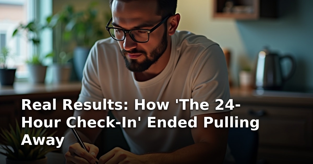 Real Results: How ‘The 24-Hour Check-In’ Ended Pulling Away
