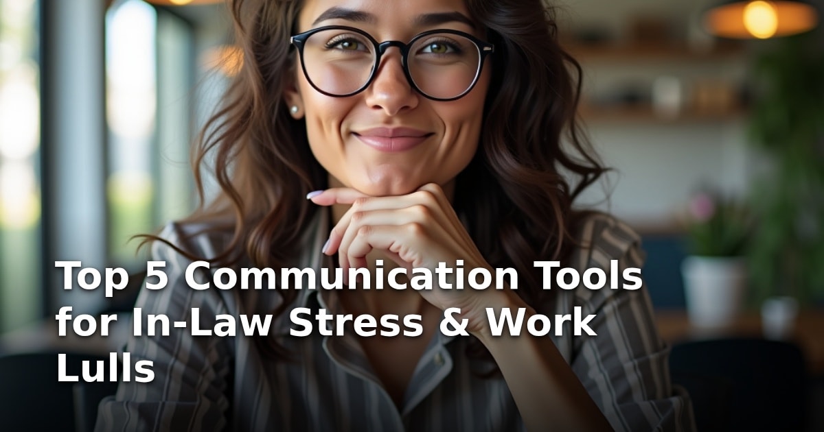 Top 5 Communication Tools for In-Law Stress & Work Lulls