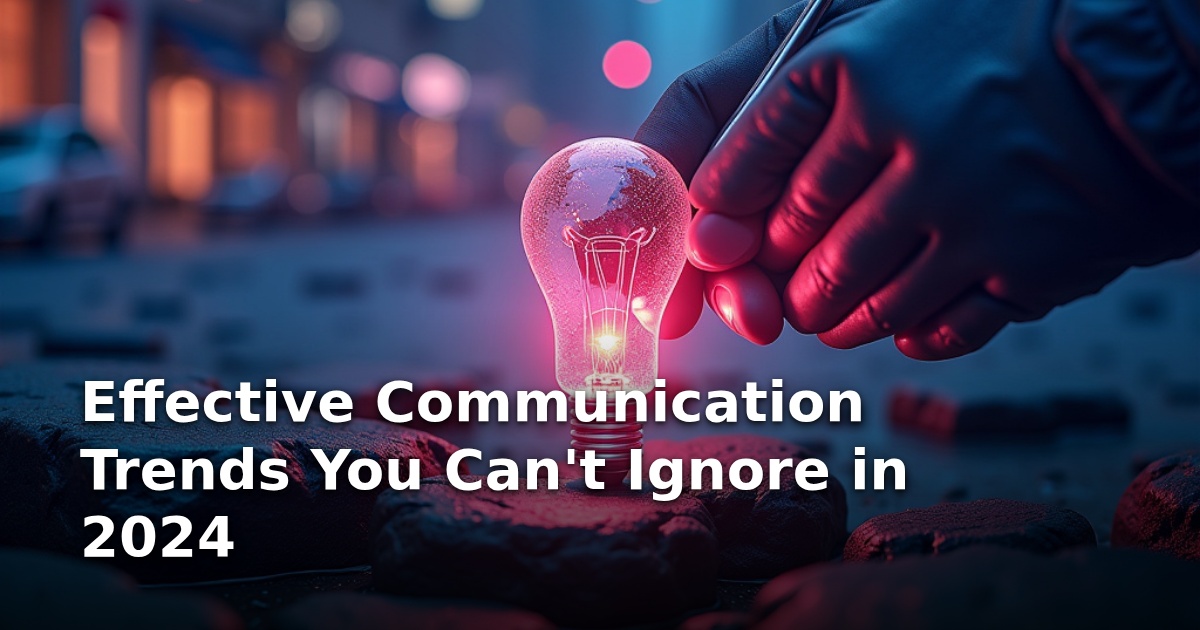 Effective Communication Trends You Can’t Ignore in 2024