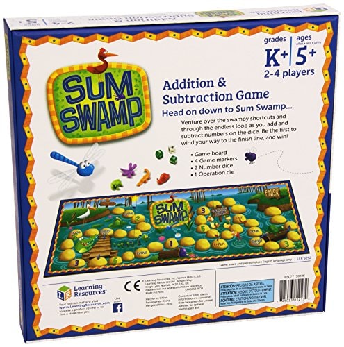 Learning Resources Sum Swamp Game, 8 Pieces