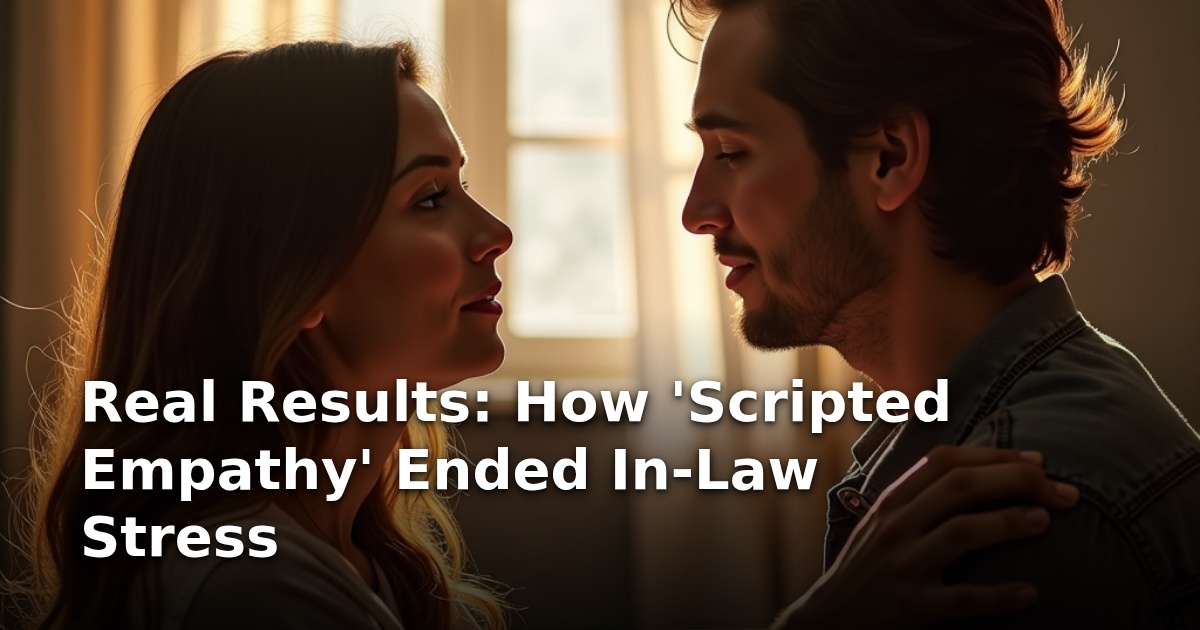 Real Results: How ‘Scripted Empathy’ Ended In-Law Stress