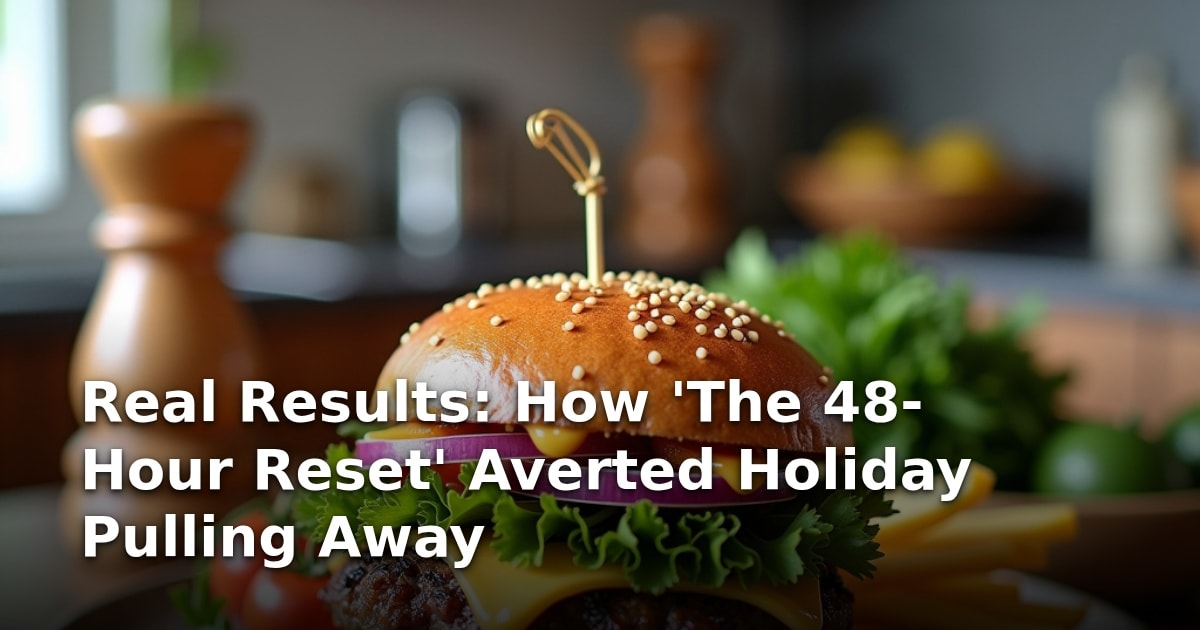 Real Results: How ‘The 48-Hour Reset’ Averted Holiday Pulling Away