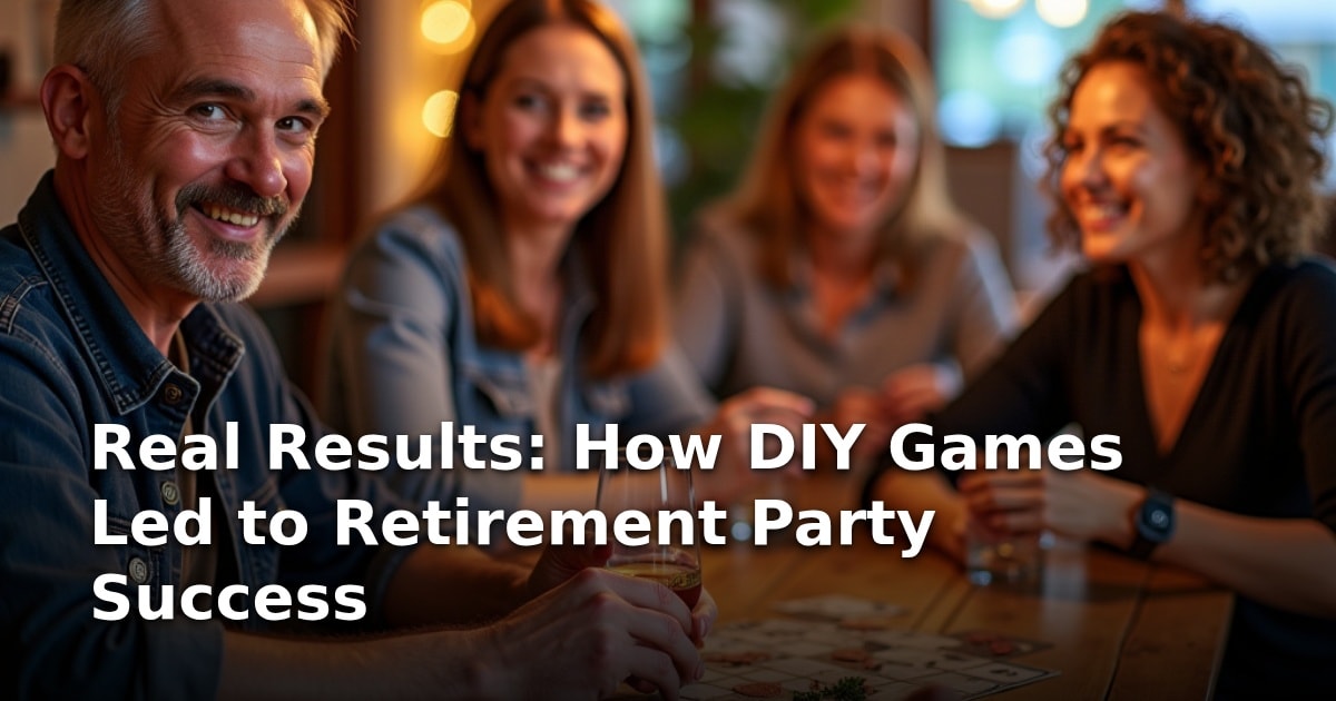 Real Results: How DIY Games Led to Retirement Party Success