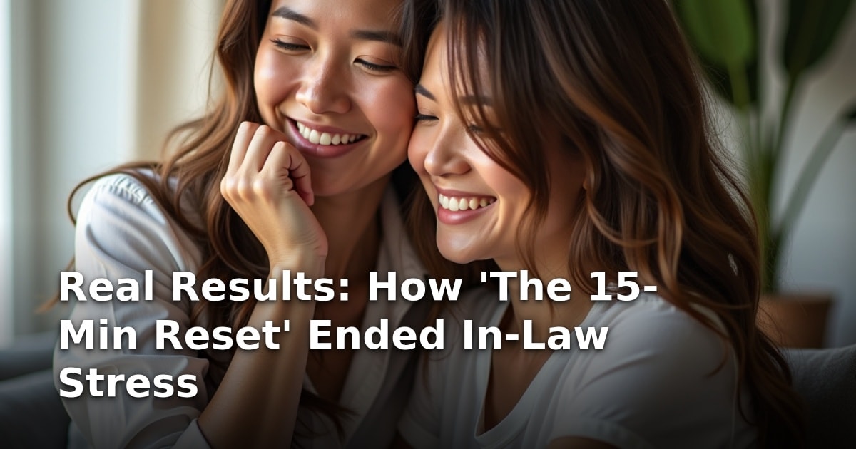 Real Results: How ‘The 15-Min Reset’ Ended In-Law Stress