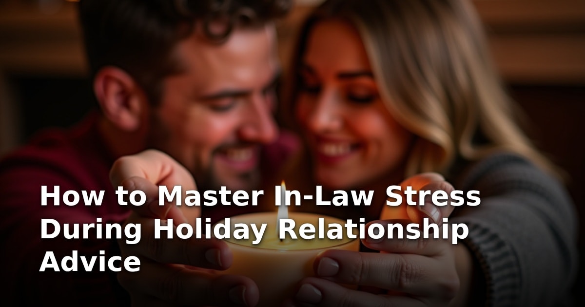 How to Master In-Law Stress During Holiday Relationship Advice