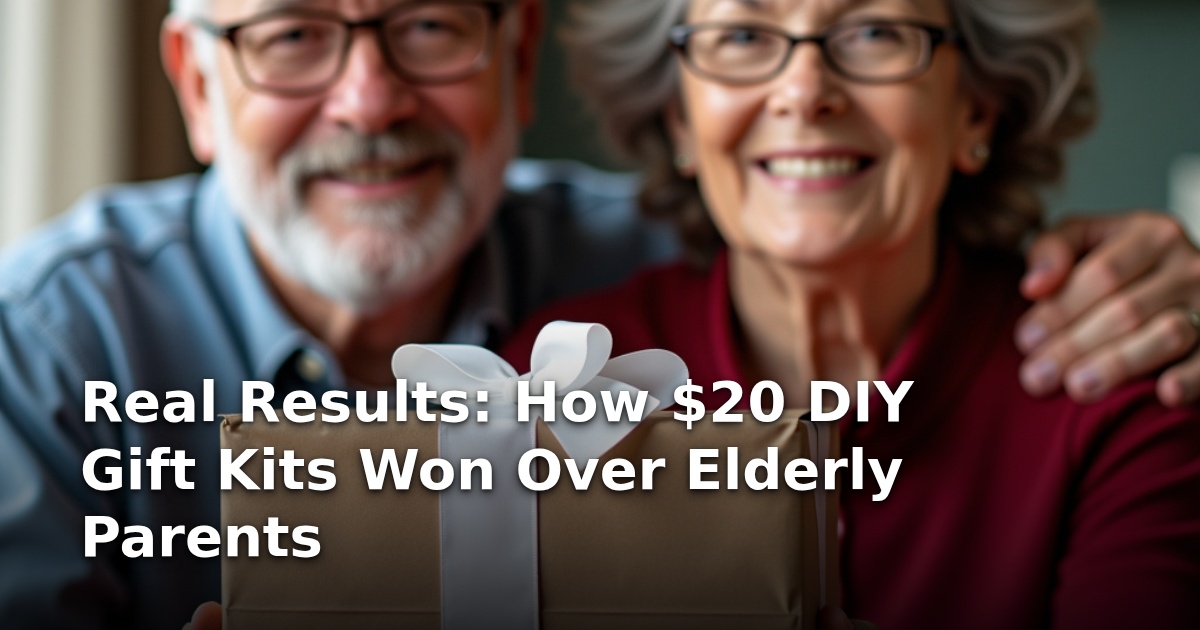 Real Results: How $20 DIY Gift Kits Won Over Elderly Parents
