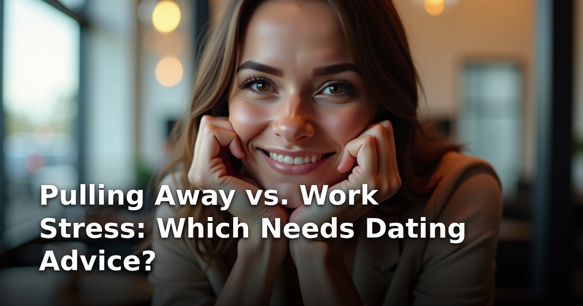 Pulling Away vs. Work Stress: Which Needs Dating Advice?