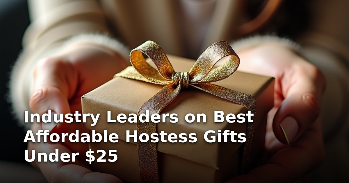 Industry Leaders on Best Affordable Hostess Gifts Under $25