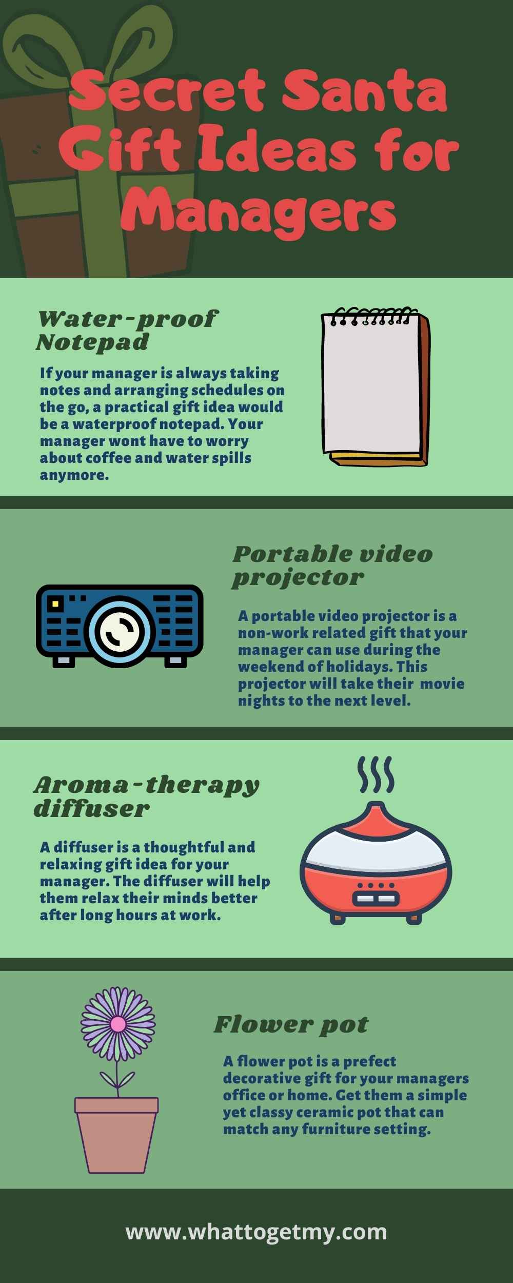 Secret Santa Gift Ideas for Managers