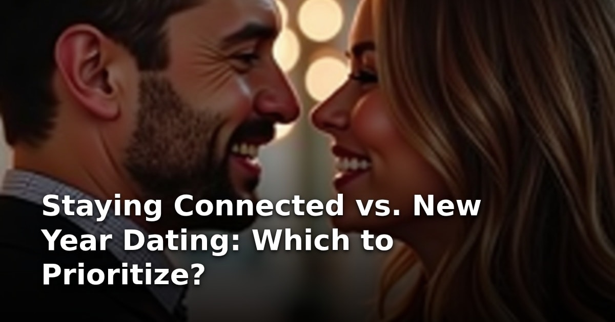 Staying Connected vs. New Year Dating: Which to Prioritize?