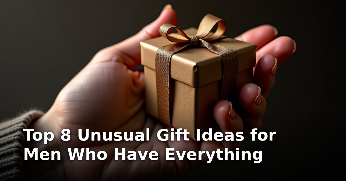 Top 8 Unusual Gift Ideas for Men Who Have Everything