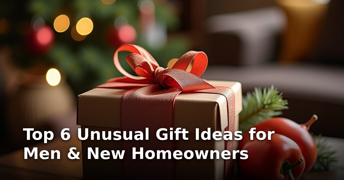 Top 6 Unusual Gift Ideas for Men & New Homeowners