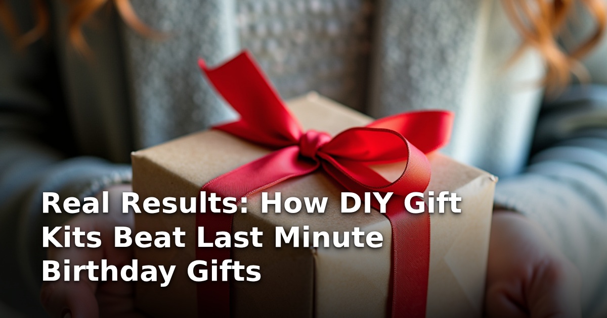Real Results: How DIY Gift Kits Beat Last Minute Birthday Gifts
