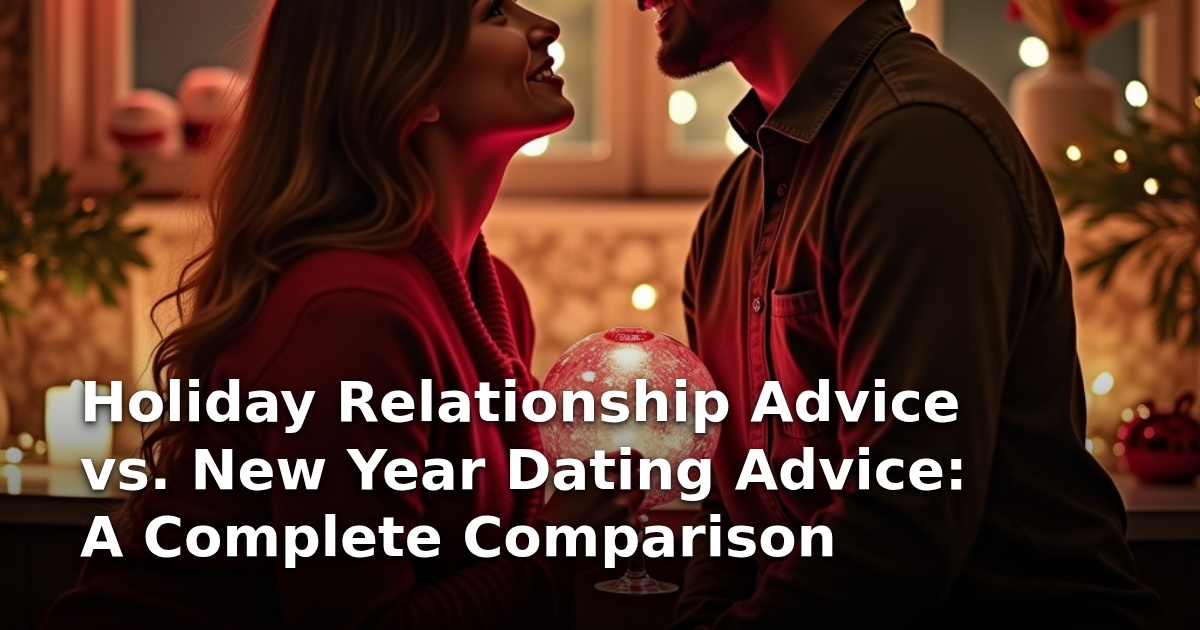 Holiday Relationship Advice vs. New Year Dating Advice: A Complete Comparison