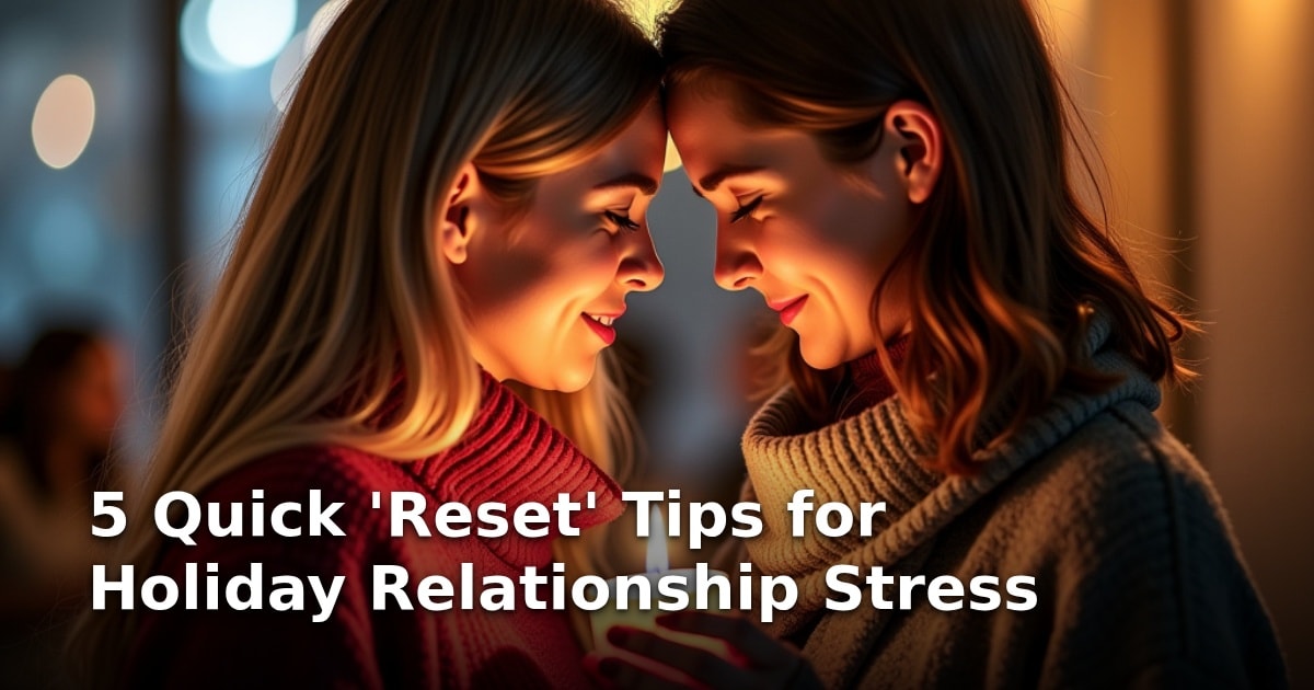 5 Quick ‘Reset’ Tips for Holiday Relationship Stress