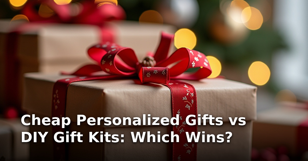 Cheap Personalized Gifts vs DIY Gift Kits: Which Wins?