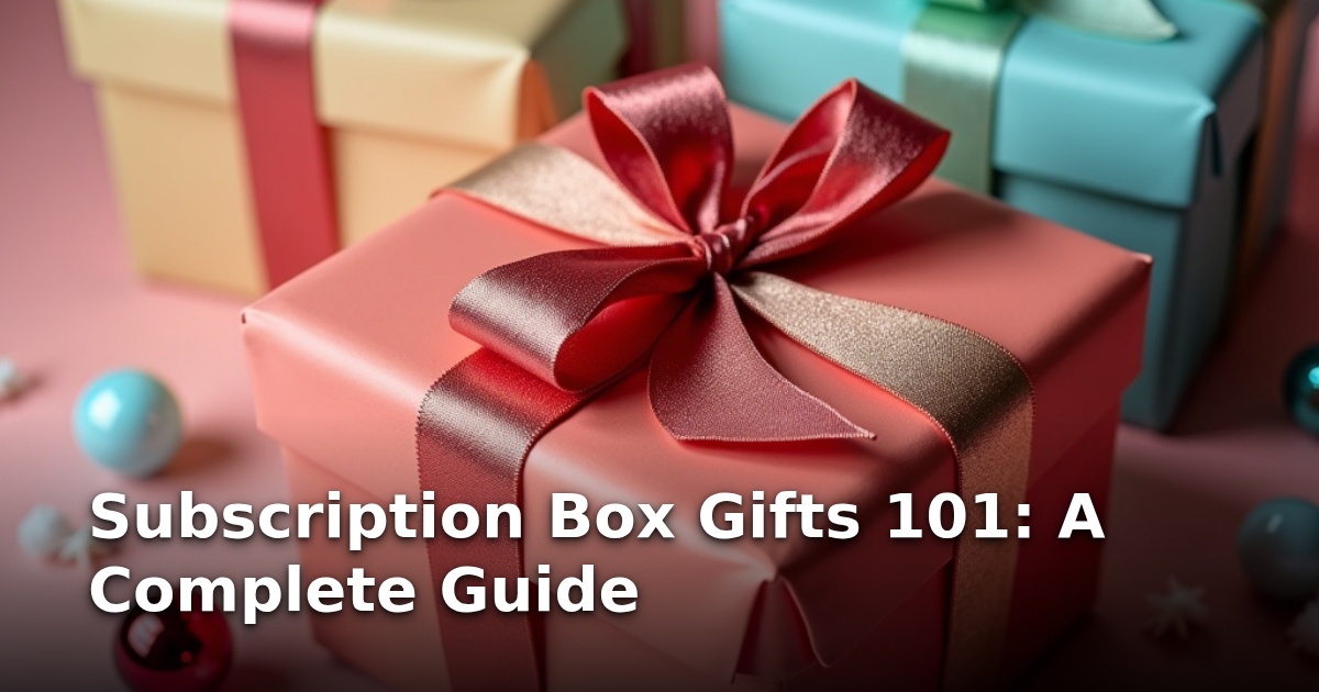 Subscription Box Gifts 101: A Complete Guide